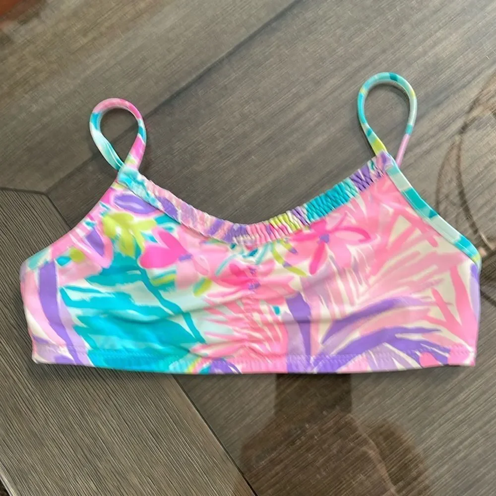 Lilly Pulitzer Manuella Bikini Top Tankini “It was all a dream” Size 5 Top Only
